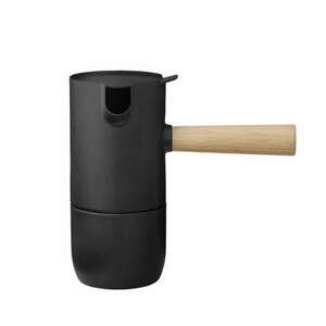 Espresso kávéfőző Stelton tűzhelyhez, Nyakörv, űrtartalom 250 ml, könnyen tisztítható, minimalista kivitel, fekete kép