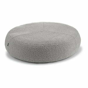 Szürke buklé fekhely kutyáknak ø 70 cm Senso Pouffe Pebble S/M – MiaCara kép