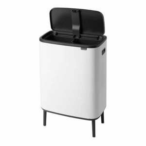 Fehér acél érintésre nyíló szelektív szemetes 60 l Bo Touch Bin Hi – Brabantia kép