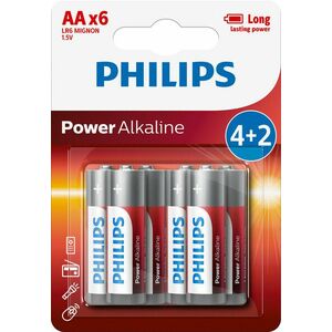 6 elemek PHILIPS AA 1, 5 V kép