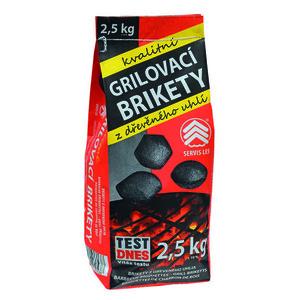 Grillező brikett 2, 5 kg kép