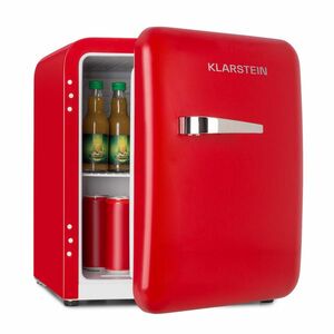 Klarstein Audrey Mini, retro hűtőszekrény, 48 liter, 2 szint, F energiahatékonysági osztály kép