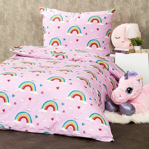 4Home Rainbow gyerek pamut ágyneműhuzat kép