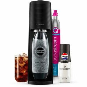 Sodastream Terra Black Pepsi Zero Mpack szikvízkészítő készülék kép