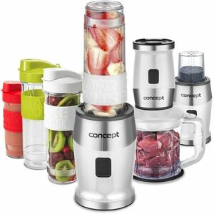 Concept SM3391 Fresh&;Nutri multifunkciós turmixgép, fehér, 700 W, 2 x 570 ml + 400 ml palack kép