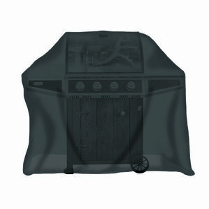 Tepro 8111 Univerzális grillfedél, fekete, 142 x62 x 112 cm, 142 x 62 x 112 cm kép