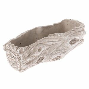 White bark beton virágtartó, 24, 5 x 9 x 6 cm kép