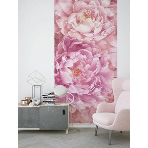 Virágokat ábrázoló tapéta, 100x250 cm, rózsaszín - FLORALITE - Butopêa kép