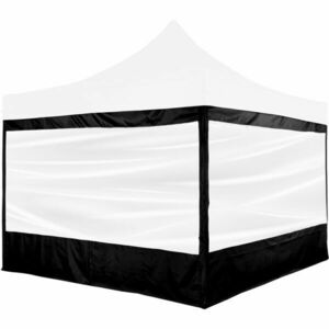 Pavilon oldalfal INSTENT® PRO panoráma 3 x 3 m Fekete kép