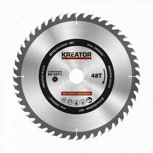 Kreator Fűrésztárcsa fa vágására 250 mm 48 T kép