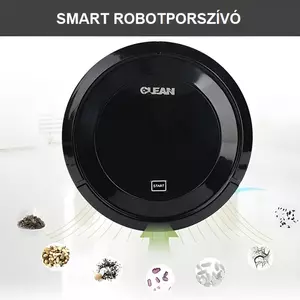 Smart robotporszívó (fekete) kép