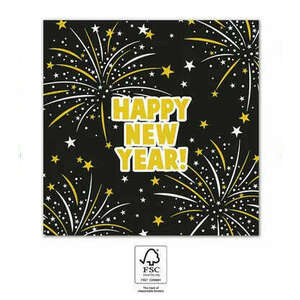 Happy New Year Flares szalvéta 20 db-os 33x33 cm kép