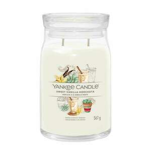 Yankee Candle Signature Sweet Vanilla Horchata Illatgyertya 567g (1749332E) kép