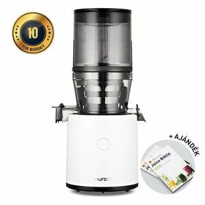 Hurom H320N Premium Slow Juicer (MATT FEHÉR) + Juice Biblia kép