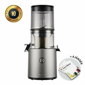 Hurom H300 Smart Slow Juicer (TITÁNSZÜRKE) + Juice Biblia kép