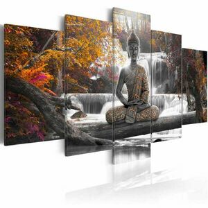 Őszi Buddha 200x100 - vászonkép kép