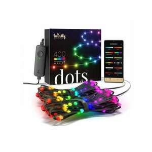 Twinkly Dots TWD400STP-BEU Kül-/Beltéri LED fényfüzér 20m - Színes (TWD400STP-BEU) kép