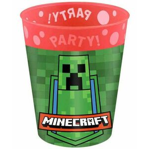 Minecraft micro prémium műanyag pohár 250 ml kép