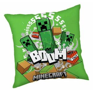 Minecraft Creeper Boom párna, díszpárna 40*40 cm kép