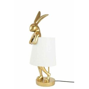 KARE asztali lámpa RABBIT 68 cm arany / fehér kép