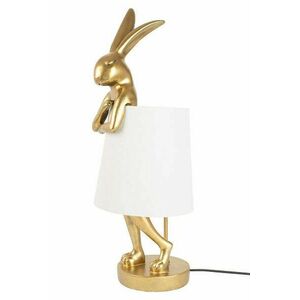 KARE asztali lámpa RABBIT 88 cm fehér / arany kép