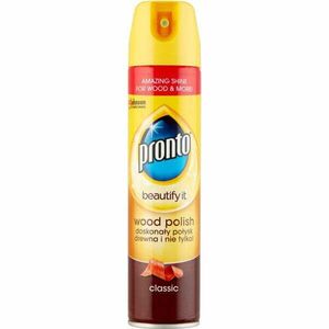 Pronto Wood Classic 250ml aeroszolos bútorápoló spray kép