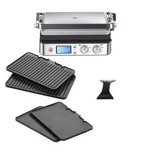 Braun MultiGrill 9 CG9043 Kontaktgrill - Inox/Fekete (0X17900004 CG9043) kép