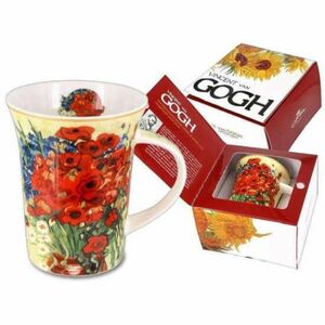 H.C.830-8111 Porcelánbögre 350ml, Van Gogh: Pipacsok és százszorszépek kép