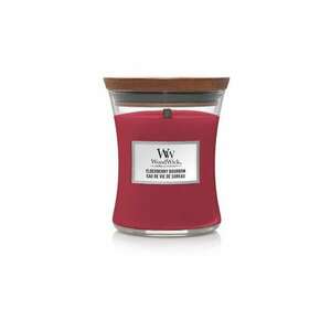 Woodwick Elderberry Bourbon közepes gyertya (38287) (38287) kép