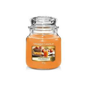 Yankee Candle Farm Fresh Peach Illatgyertya 411g (1631313E) kép