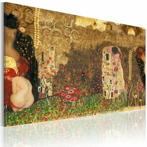 Gustav Klimt - inspiráció 60x40 - vászonkép kép