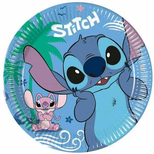 Disney Lilo és Stitch, A csillagkutya Angel papírtányér 8 db-os 20 cm FSC kép