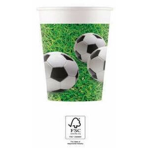 Focis Soccer Field papír pohár 8 db-os 200 ml FSC kép