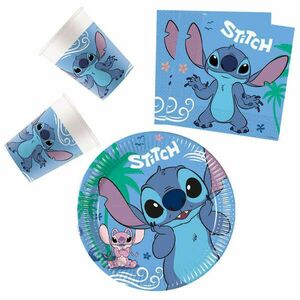 Disney Lilo és Stitch, A csillagkutya Angel party szett 36 db-os 20 cm-es tányérral kép