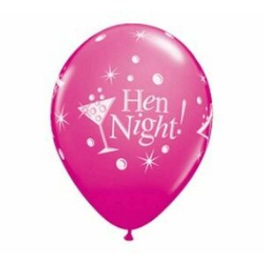 Lánybúcsú Hen Night léggömb, lufi 6 db-os 12 inch (30cm) kép