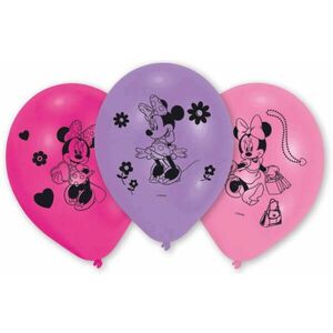 Disney Minnie Fashion léggömb, lufi 10 db-os 10 inch (25, 4cm) kép