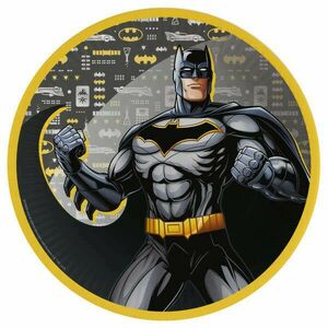 Batman City papírtányér 8 db-os 23 cm kép