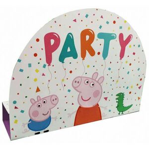 Peppa malac Confetti Party meghívó 8 db-os kép