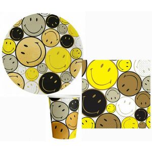 Emoji Smiley Originals party szett 32 db-os kép