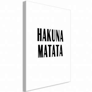 Hakuna Matata (1 rész) Függőleges 60x90 - vászonkép kép