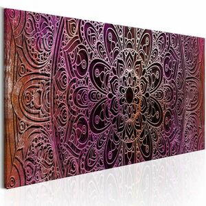 Mandala: Amethyst Energy 135x45 - vászonkép kép