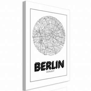 Retro Berlin (1 rész) Függőleges 60x90 - vászonkép kép