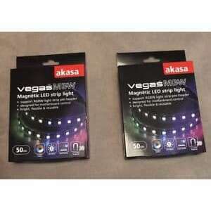 LED Szalag Akasa Vegas MBW 50cm 30 LED RGB Mágneses (Aura/Mystic Light) (CSGH-ACAK121) kép