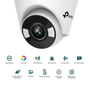 TP-Link IP turretkamera - C440 (FullColor, 4MP, 2, 8mm, H265+, fehér LED30m, IR30m, PoE/12VDC) kép