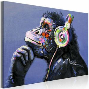 Musical Monkey (1 rész) Széles 90x60 - vászonkép kép