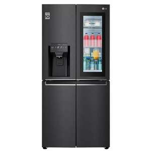 LG GMX844MC6F Side by Side hűtőszekrény, 506L, M: 178.7 cm, LinearCooling™, DoorCooling⁺™, Total NoFrost, F energiaosztály, Matt Fekete kép