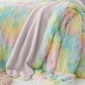 Mikroplüss gyerek takaró 130x170 cm Rainbow Cuddly – Catherine Lansfield kép