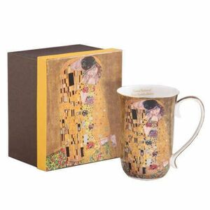 Klimt porcelán bögre - 400 ml - The Kiss kép