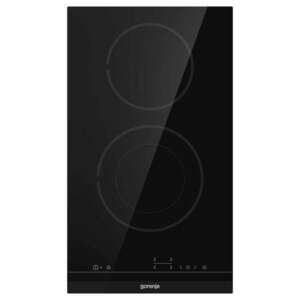 Gorenje ECT322BCSC Beépíthető kerámia főzőlap, 30 cm, 2 főzőzóna, StopGo, Fekete kép