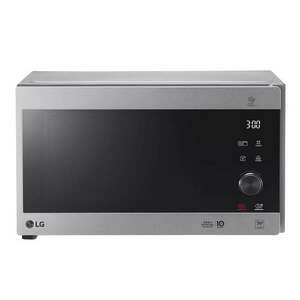 LG MH6565CPS Mikrohullámú sütő, 25L 1000W, Smart Inverter, Healthy Fry, Grill, Fekete-Inox kép